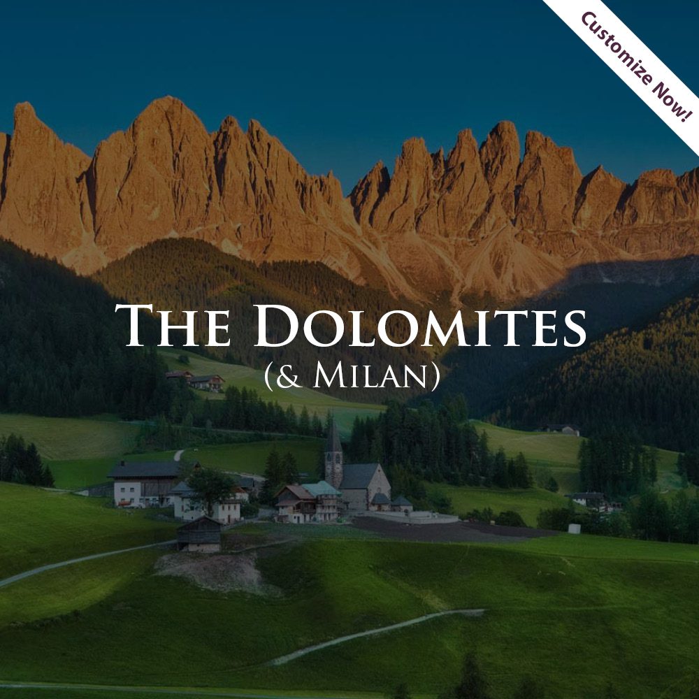 A picture of the dolomites and mountains.