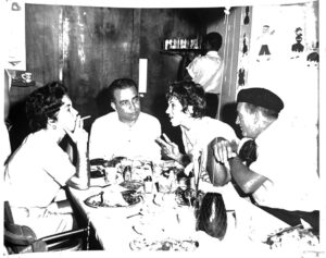 Yacht-club-photo-1962 featuring Winnie Biggers, Bebe Reboso, Cynthia Underwood, Howard Biggers